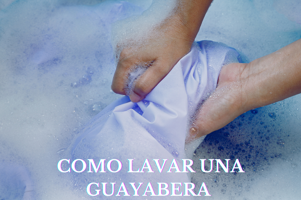 como lavar una guayabera
