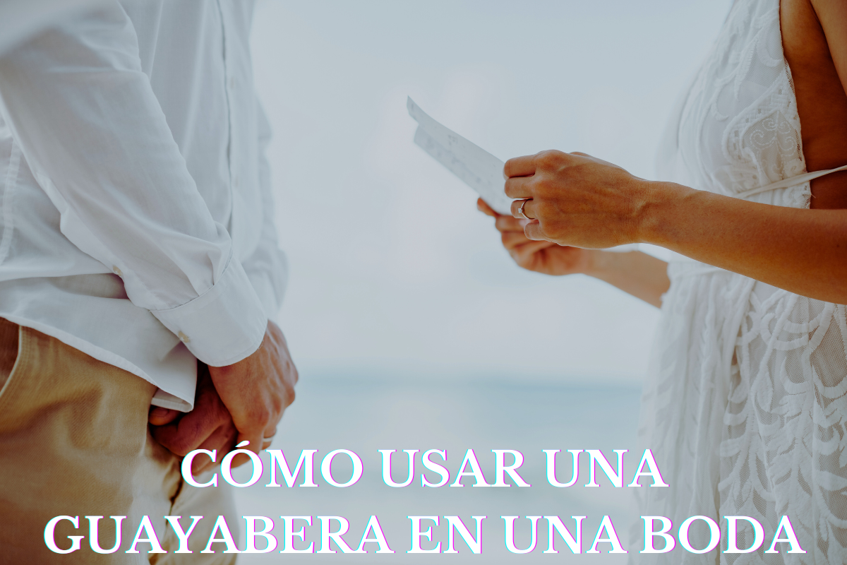 Cómo usar una guayabera en una boda