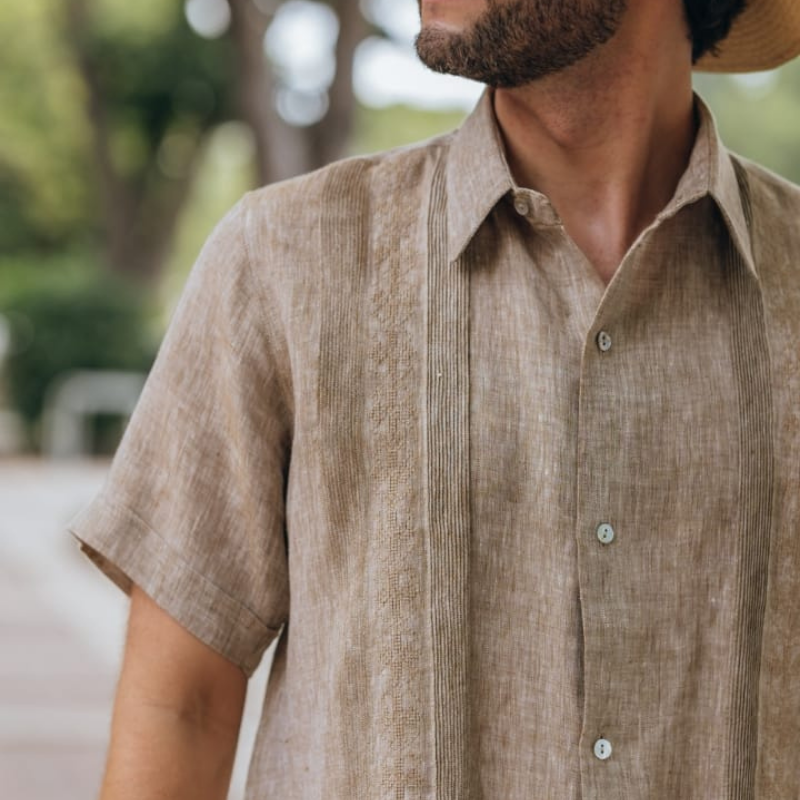 Guayabera Algodón Hombre