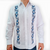 Guayabera bordada flores
