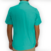 Guayabera ligera de lino y algodón tono menta