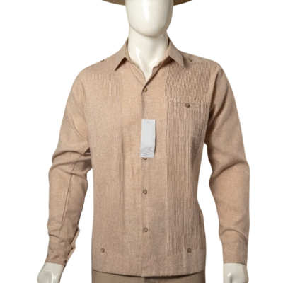 Guayabera presidencial beige