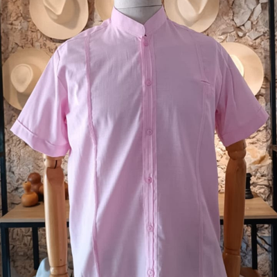 filipina yucateca color rosa para hombre