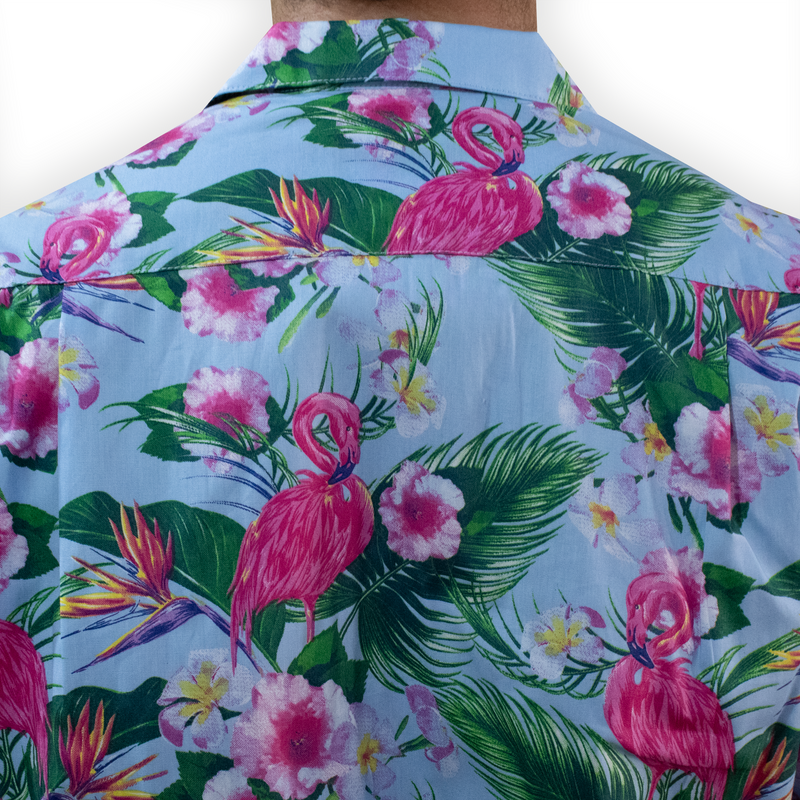 Camisa guayabera hawaiana