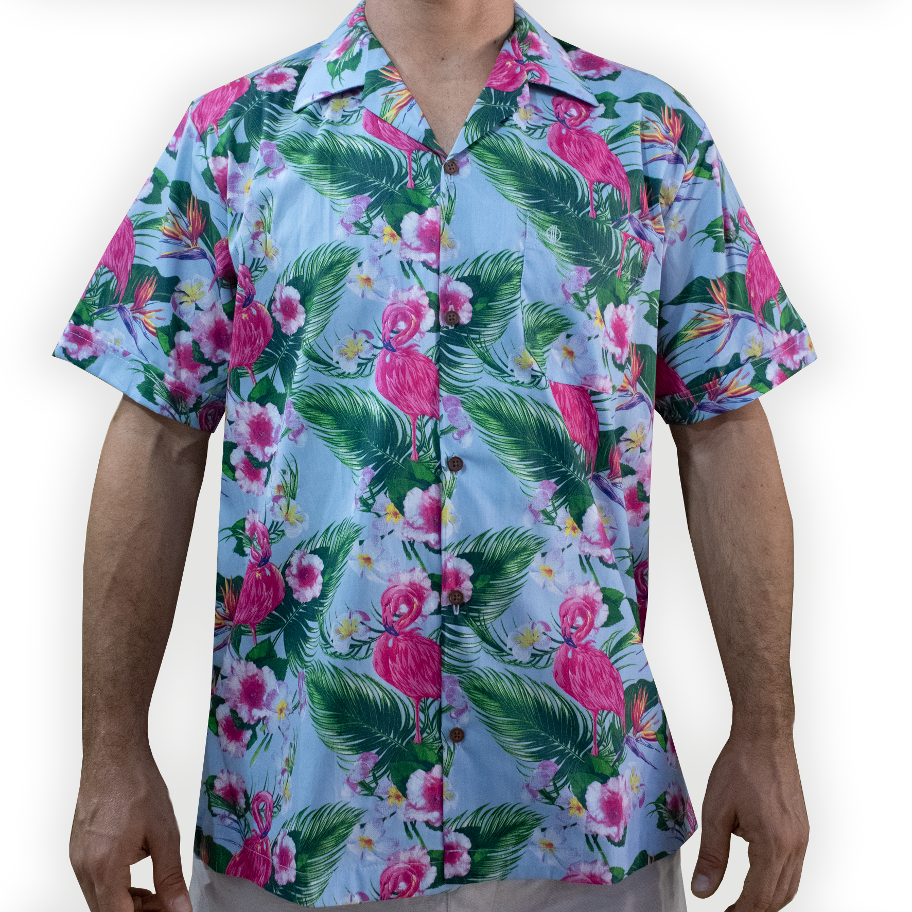 Camisa guayabera hawaiana